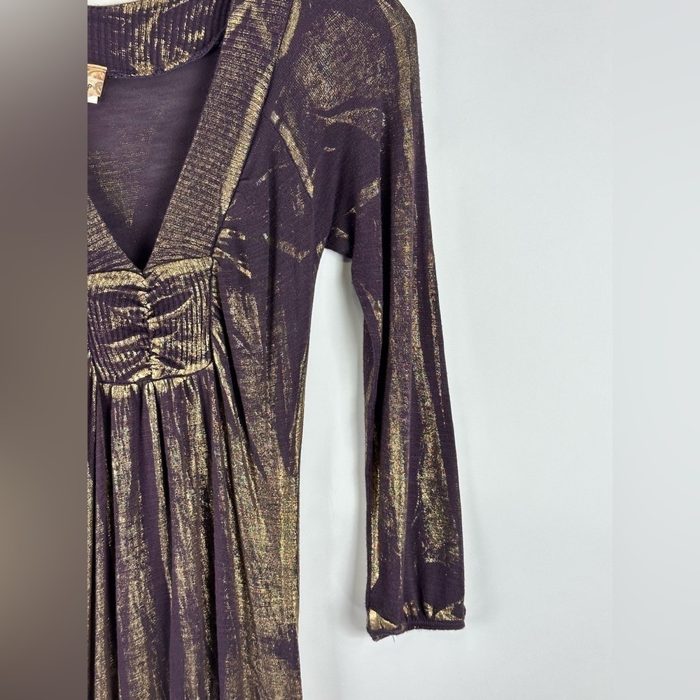 DayTrip's Womens' Vintage Tunic Synched Front Bodycon Dress - Picture 3 of 8